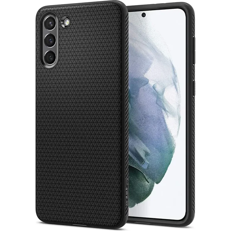 Spigen Liquid Air Case für G991B Samsung Galaxy S21 - matt black (ACS02422)