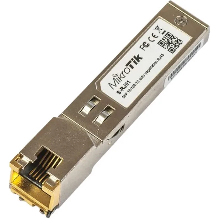 MikroTik S-RJ01 - SFP (Mini-GBIC)-Transceiver-Modul - GigE - 10Base-T, 100Base-TX, 1000Base-T - SFP (mini-GBIC) - RJ-45