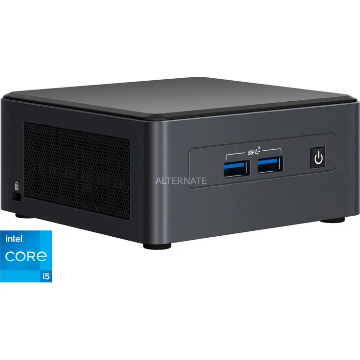 Intel NUC 11 Pro Kit NUC11TNHv5 Barebone, schwarz
