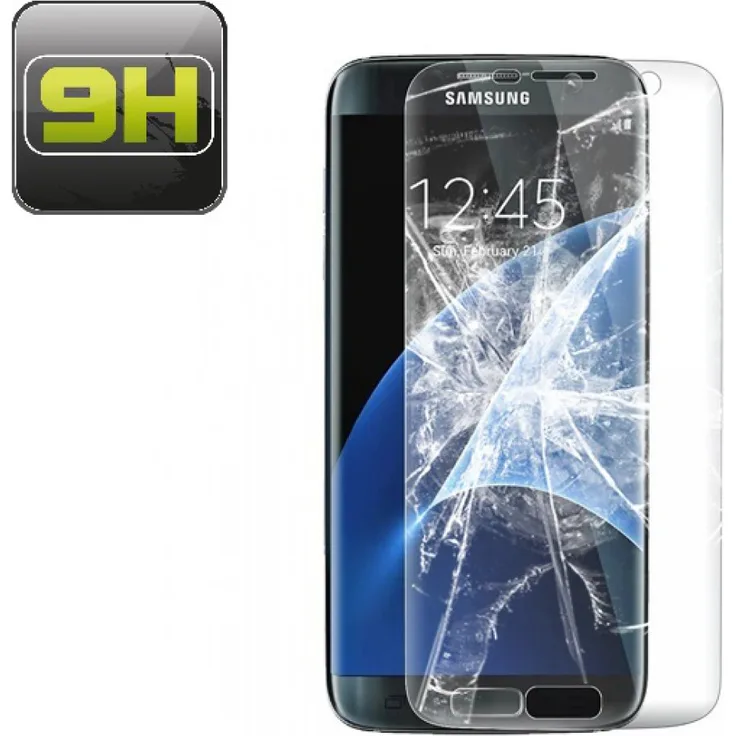 PROTECTORKING 2x Samsung Galaxy S7 FULL PANZERGLAS PANZERFOLIE ECHTGLAS GLASFOLIE 9H HD klar