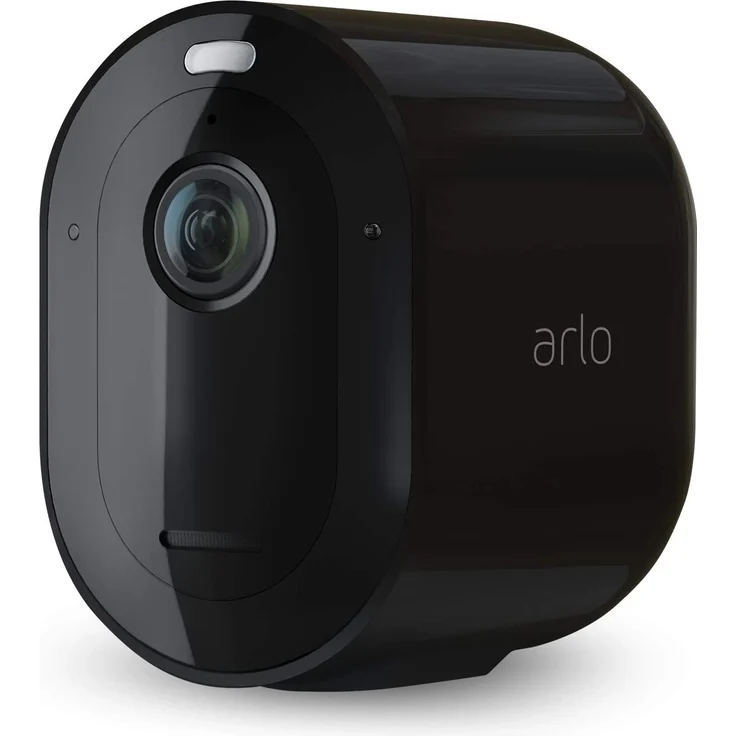 Arlo Pro 4 Spotlight VMC4050B WLAN Überwachungskamera, Kabellos, Innen / Aussen, 2K, Farbnachtsicht, Bewegungsmelder, 6 Monate Akku, 2-Wege Audio, direkte WLAN Verbindung, kein Hub benötigt, Schwarz – Bild 1