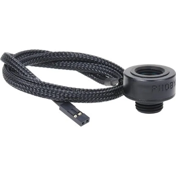 Phobya Temperatursensor Innen-/Außengewinde G1/4 - black matt