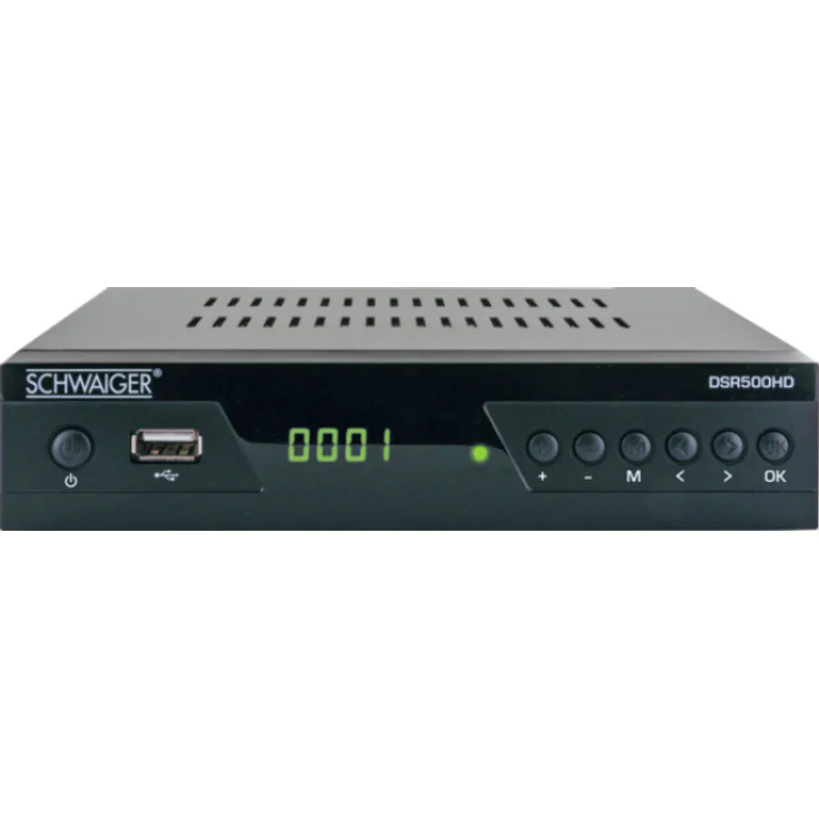 Schwaiger Satellitenreceiver DVB-S2 HD, DSR500HD – Bild 1