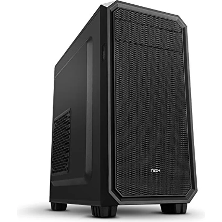 NOX Coolbay MX2 Mini-Tower schwarz  PC-Gehäuse (Mini-Tower, PC, 1 x 120 mm, Metall, Kunststoff, ATX, Micro-ATX, microSD (Transflash), SD)