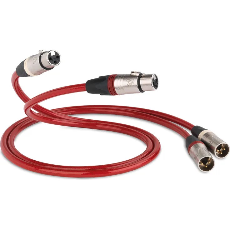 QED QE3282 Reference Evolution Audio-40 Kabel, 1m Rot