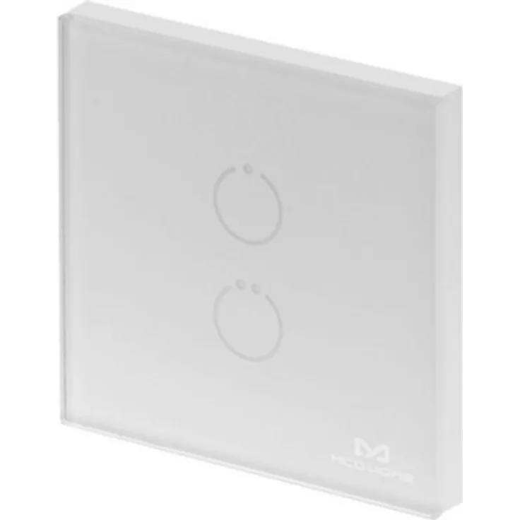 MCO Home Funkwandschalter 2 Tasten mit Z-Wave weiß