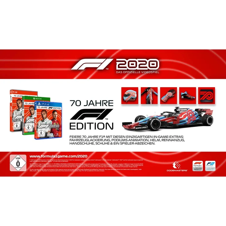 F1 2020 - Das offizielle Videospiel (70 Jahre F1-Edition) (Xbox One) - Preisvergleich – Bild 2