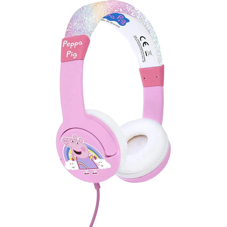 OTL Peppa Pig Mädchen 3,5 mm On-Ear-Kopfhörer, rosa