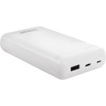 Intenso XS20000, externes Ladegerät, 20000 mAh, geeignet für Smartphones, Tablets, PCs, Digitalkameras, Nintendo Switch, Powerbank, weiß (7313552)