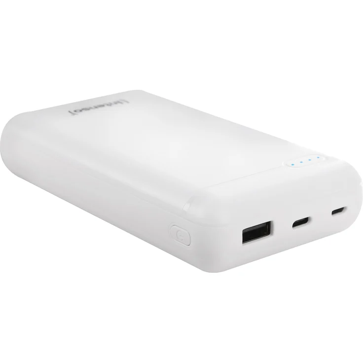 Intenso XS20000, externes Ladegerät, 20000 mAh, geeignet für Smartphones, Tablets, PCs, Digitalkameras, Nintendo Switch, Powerbank, weiß (7313552) – Bild 1