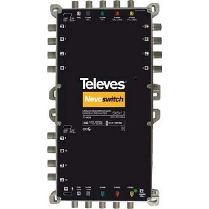 Televes Multischalter 5 in 12 Guß NEVO m.NT quad kask. MS512NCQ