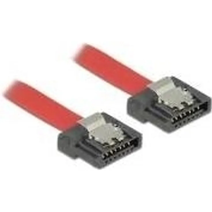 DeLOCK FLEXI - SATA-Kabel - Serial ATA 150/300/600 - 7-poliges SATA (M) - 7-poliges SATA (M) - 70cm - verriegelt - Rot (83836)