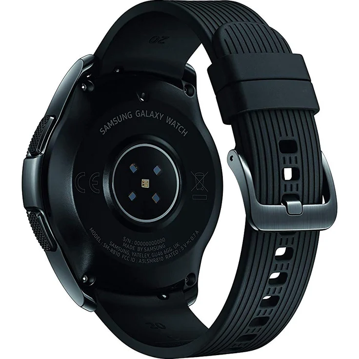 Samsung Galaxy Watch Smartwatch GPS, Unisex, 42mm, Edelstahlgehäuse, Schwarz – Bild 3