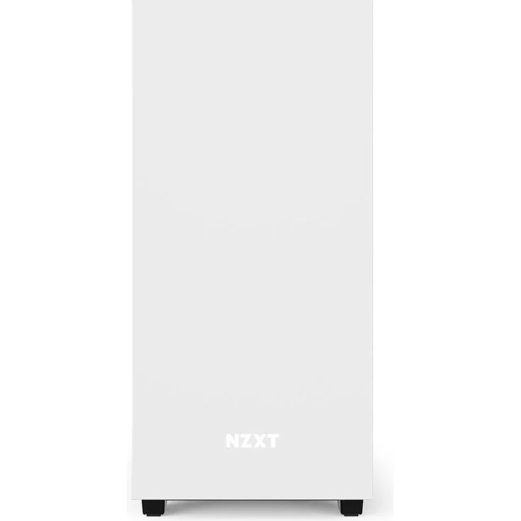 NZXT H510 - Kompaktes ATX-Mid-Tower-Gehäuse für Gaming-PCs - Front I-O USB Type-C Port - Tempered Glass-Seitenfenster - managementsystem - Für Wasserkühlung nutzbar - Weiß-Schwarz – Bild 5