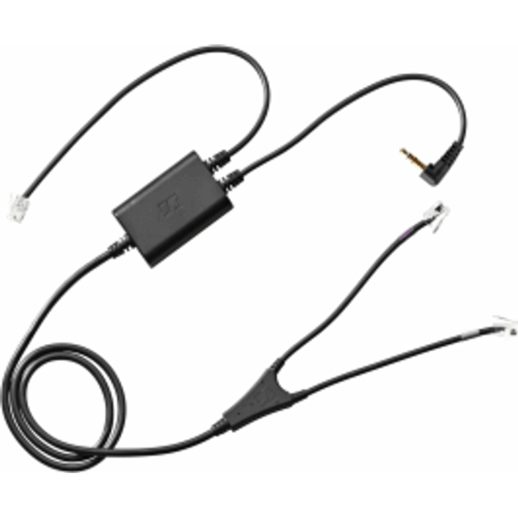 EPOS SENNHEISER HS-PA 01 Adapterkabel für elektr. Rufannahme für spezielle Panasonic KX-NT - KX-UT und KX-DT Tischtelefone (1000715)