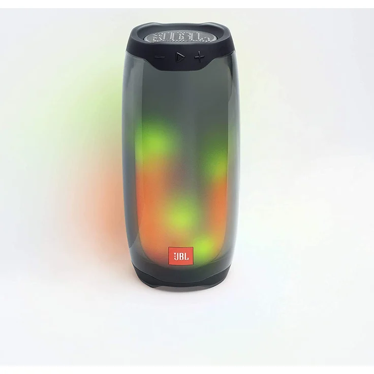 JBL Pulse 4 Bluetooth-Lautsprecher mit Lichteffekten, Mikrofon, Lampe, wasserdicht, schwarz – Bild 4