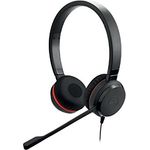 Jabra Evolve 20SE MS Stereo Stereophonisch Kopfhörer Schwarz