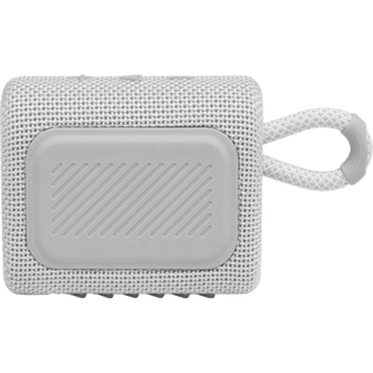 JBL GO 3 Tragbarer wasserdichter Bluetooth-Lautsprecher weiß Bluetooth-Lautsprecher, wasserdicht, weiß – Bild 3