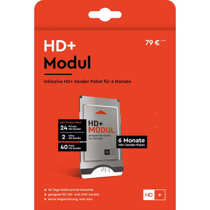 HD+ Modul inkl. HD+ Karte mit Senderpaket (6 Monate gratis)