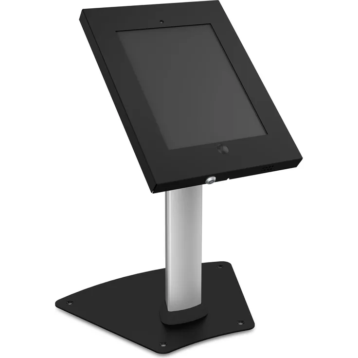 PureMounts PDS-5600 Standfuß für Apple iPad 2-3-4-Air, Säulenhöhe: 331mm, neigbar: -90° bis 90°, inkl. Diebstahlsicherung
