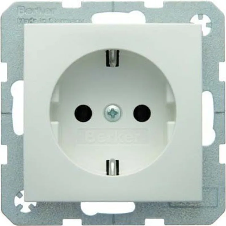Berker Schuko-Steckdose pws 47431909 mit Steckklemmen B.1,B.3,B.7,S.1 Steckdose 4011334224310
