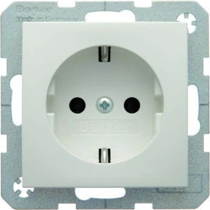 Berker Schuko-Steckdose pws 47431909 mit Steckklemmen B.1,B.3,B.7,S.1 Steckdose 4011334224310 – Bild 1