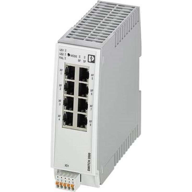 Phoenix FL SWITCH 2208 PN 1044024 Industrial Ethernet Switch (1044024)