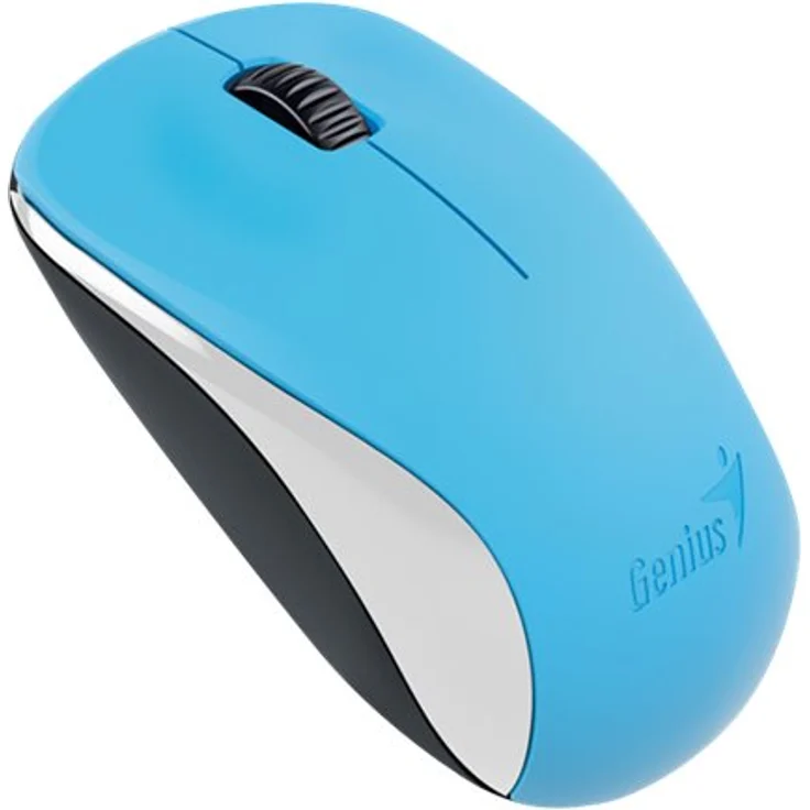 Genius NX-7000 Maus, 1200 dpi, 2,4 GHz, BlueEye Sensor, USB, blau – Bild 1