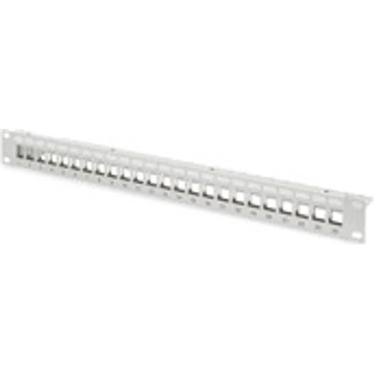 DIGITUS Professional DN-91410-LF Modulares Patch Panel, geschirmt 24-Port, Blank, 1HE, Rack Mount, L – Bild 1