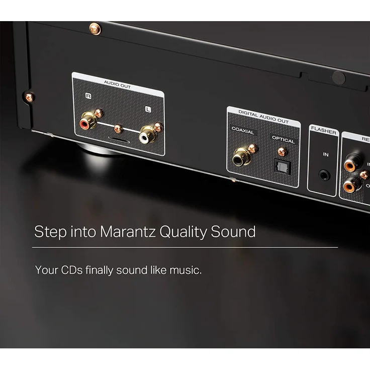 Marantz CD6007 HiFi CD Player, CD Spieler, CD- und CD-R/RW-Wiedergabe, USB, Kopfhörer-Verstärker, Schwarz – Bild 5