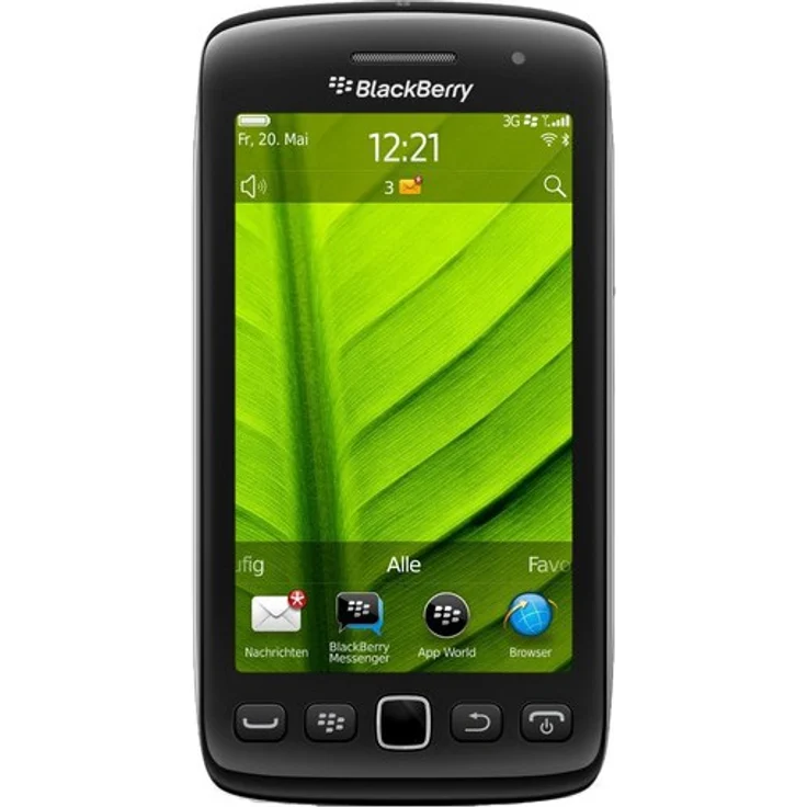 BlackBerry Torch 9860 Smartphone 9,4cm Pixel (3,7 Zoll) TFT-Display, 4GB interner Speicher, 0,77GB RAM, BlackBerry, Silber – Bild 2