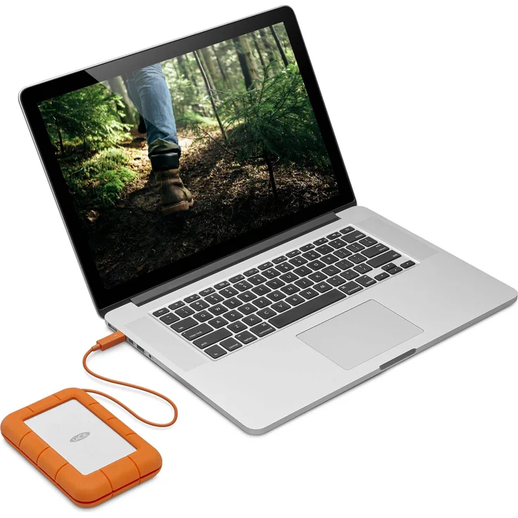 LaCie Rugged Secure STFR2000403 - Festplatte - verschlüsselt - 2 TB - extern (tragbar) - USB 3.1 Gen 1 (USB-C Steckverbinder) - 256-Bit-AES - mit 2-jähriger Wartungsvertrag für Datenwiederherstellung (STFR2000403) – Bild 6