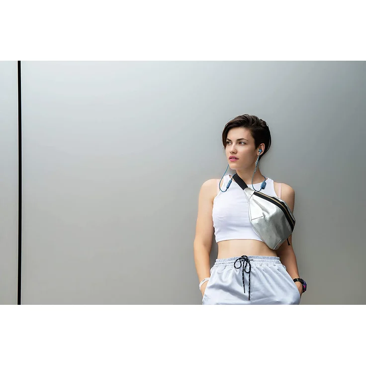 Panasonic RP-HTX20BE In-Ear Kopfhörer, mit Bluetooth, Mikrofon, blau – Bild 5
