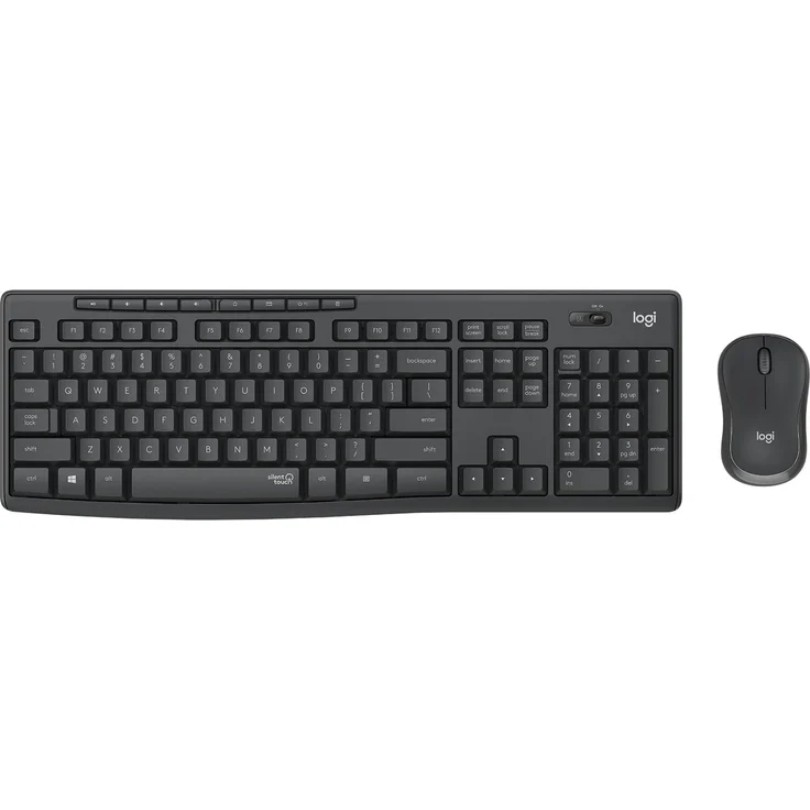 Logitech MK295 Silent - Tastatur-und-Maus-Set - kabellos - 2.4 GHz - QWERTZ - Deutsch - Graphite (920-009794) – Bild 2