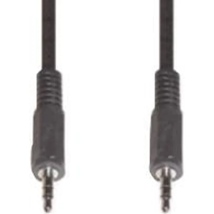e+p B 111 - Audio-Kabel (3.5mm, 3.5mm, 1,5 m, Schwarz)