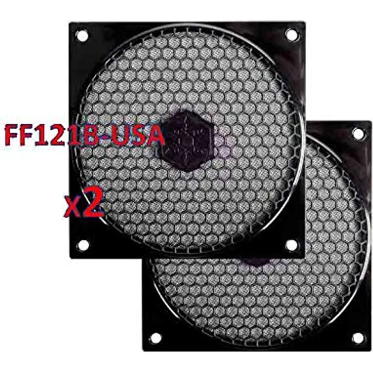 SilverStone Technology SST-FF121B Tek 120mm Ultra Fine Fan Filter with Magnet Cooling 2-Pack