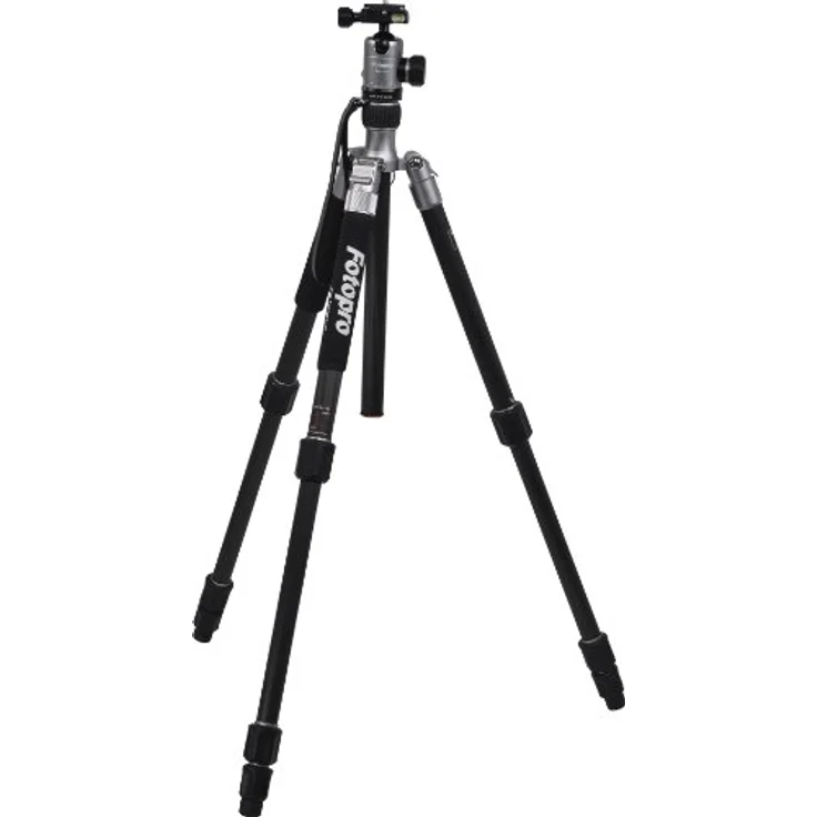 Rollei C5i-kompaktes, leichtes, allround Fotostativ aus Aluminium I 4in1 Stativ verwendbar als Dreibeinstativ, Ministativ, Makrostativ und Monopod, Arca Swiss kompatibel I inkl. Kugelkopf und Stativtasche I Titan – Bild 1