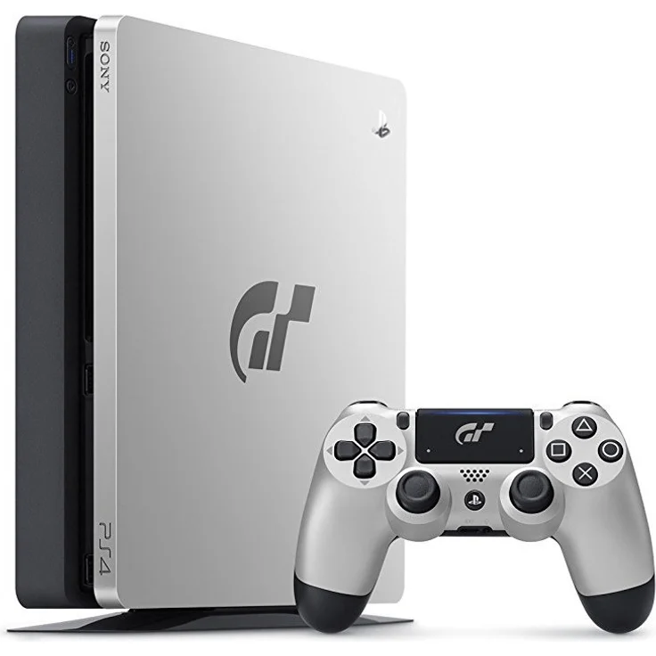 Sony PlayStation 4 Slim GT Gran Turismo Sport Special Limited Edition Silber 1TB Bundle inkl. Gran Turismo Sport Day One – Bild 3