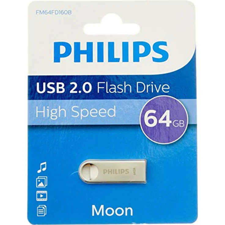 Philips USB 2.0 64GB Moon Edition – Bild 1