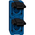 Merten 229286 Steckdose Schwarz - Blau (229286)