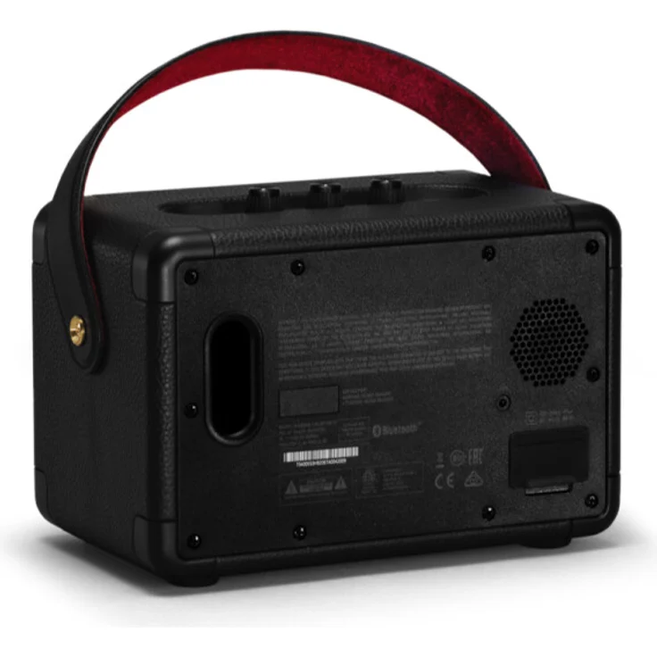 MarshallKilburn II Black and Brass Bluetooth-Lautsprecher, spritzwassergeschützt, schwarz – Bild 5