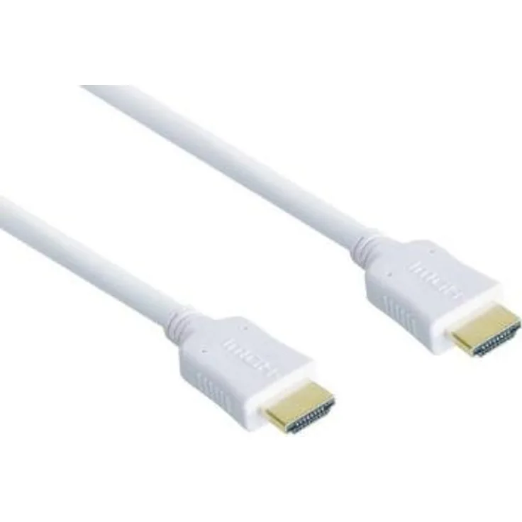 Good Connections 4514-015W HDMI Kabel mit Ethernet 24K vergoldete Stecker und Kupferkontakte, 1,5m Weiß