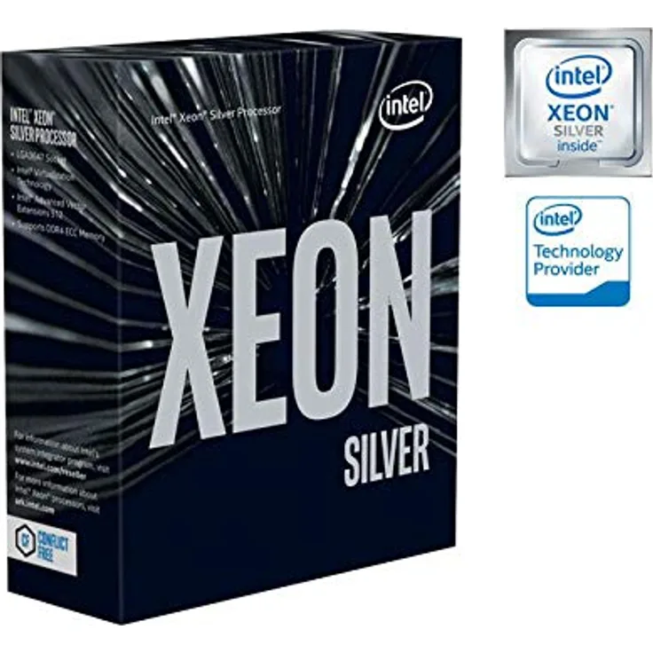 Intel Xeon Silver 4216, 16 Kerne (32 Threads), 2,1 - 3,2 GHz, Boxed