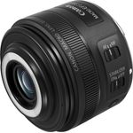 Canon Objektiv EF-S 35mm F2.8 IS Macro STM für EOS (Festbrennweite, 49mm Filtergewinde, Bildstabilisator, Autofokus) schwarz