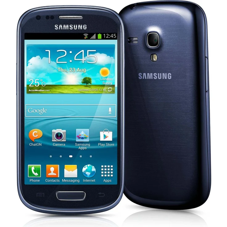 Samsung Galaxy S3 Mini I8200N Value Edition blau – Bild 4