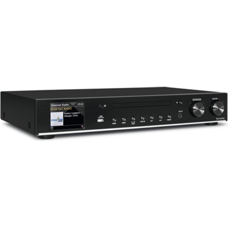 TechniSat DigitRadio 140, schwarz CD DAB+/UKW/Internetradio, Multiroom-Streaming