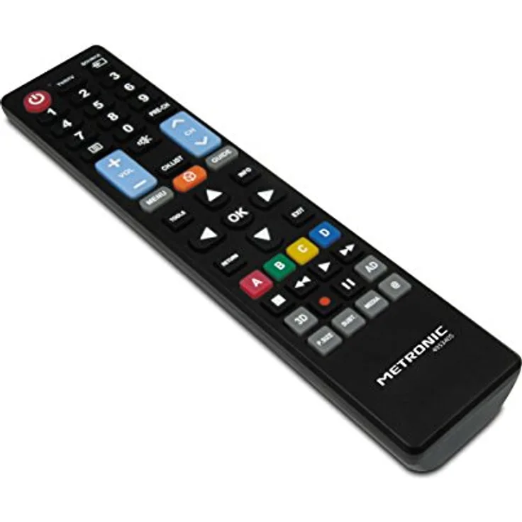 Metronic 495340 Universal-Fernbedienung für Samsung Fernseher, Schwarz