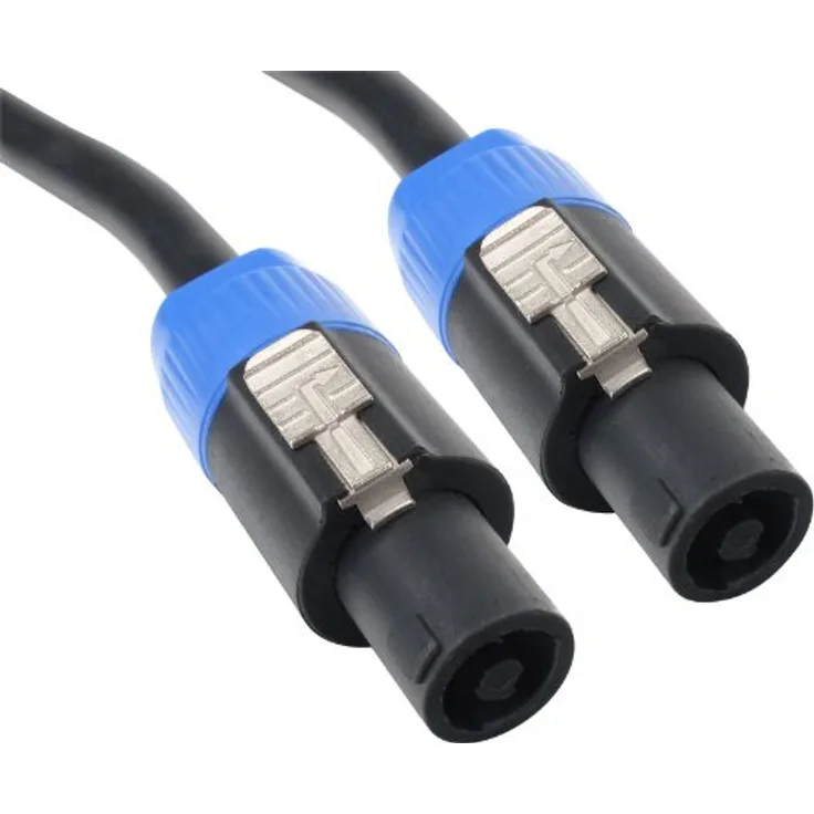 Pronomic BOXSP4-5 Lautsprecherkabel DJ PA Boxenkabel (Professionelles Boxenkabel, Speakon kompatibel, Länge 5m, säure- und ölfest, Spannzangen-Zugentlastung)