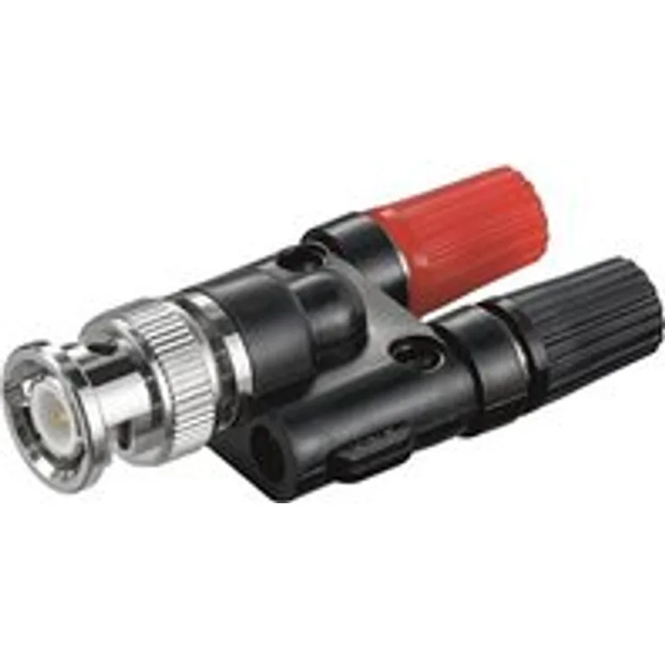 Adapter BNC-Stecker auf 2x 4mm Bananenbuchse