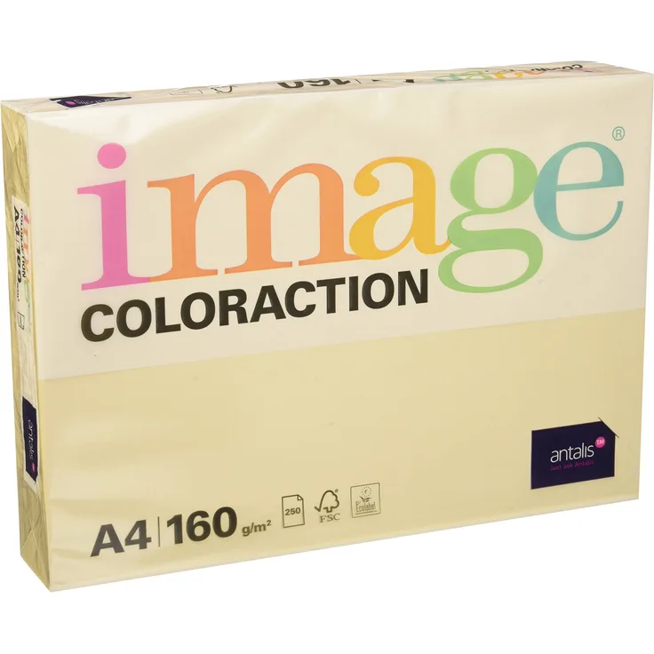 Image Coloraction - farbiges Kopierpapier Dune-Creme 160g-m² A4 - Paket zu 250 Blatt